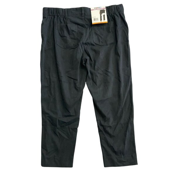 NEW 32 Degrees Cool Women's XXL Ankle Length Pant  Black Cotton Blend - Picture 7 of 14